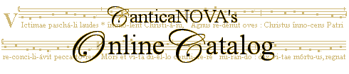 CanticaNOVA Online Catalog