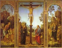 The Crucifixion - Perugino (1445-1523)