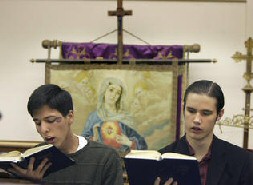 Young chant singers