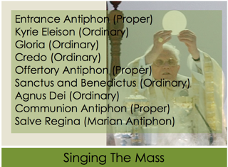 Singing the Mass