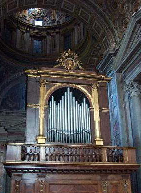 Tamburini organ in the basilica